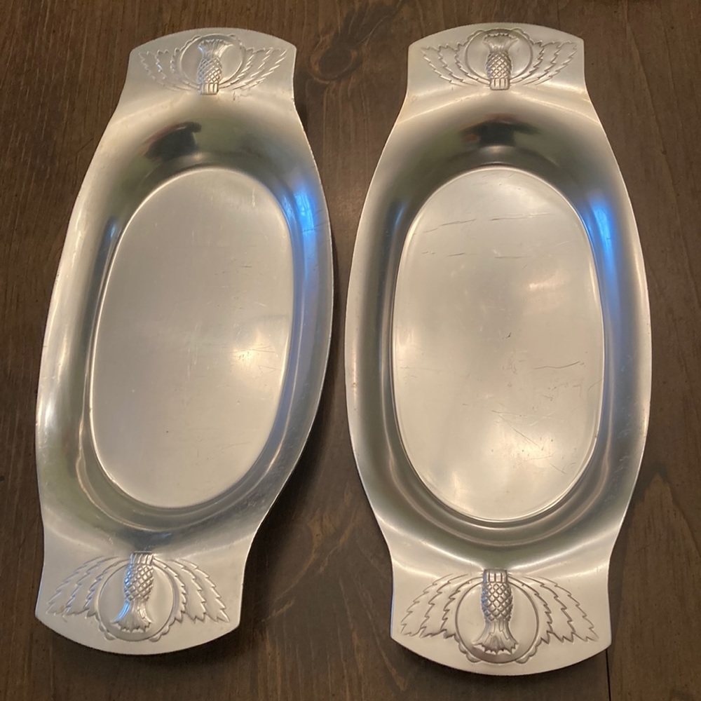 KENSINGTON SILVER TRAY Set -Vintage